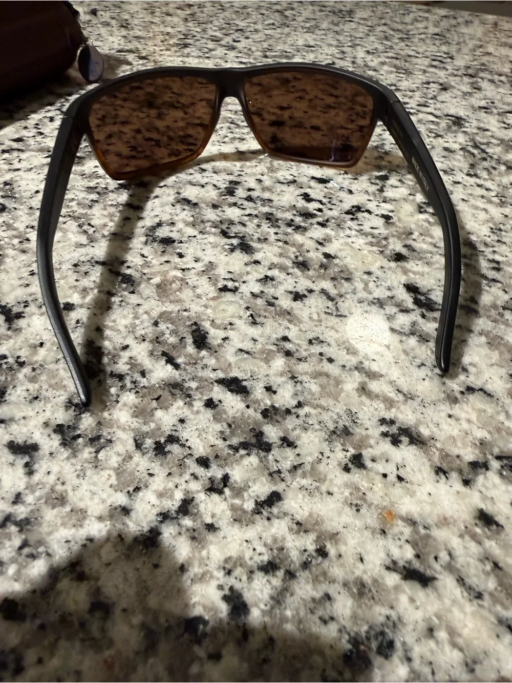 Alenuihaha Maui Jim Two-Tone Brown Gradient Rectangular Sunglasses.  NEW